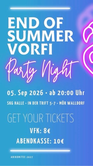 VorFi Party 05.09 – Party & Nightlife in Frankfurt am Main