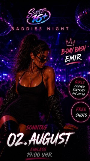 Baddies Night by sweet16 – Party & Nightlife in Stuttgart