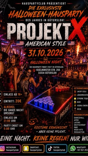 Halloween Hausparty 31.10 – Party & Nightlife in Bielefeld