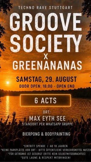 Groove Garden X GreenAnanas – Party & Nightlife in Stuttgart