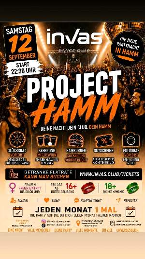 Project Hamm 16+ – Party & Nightlife in Dortmund