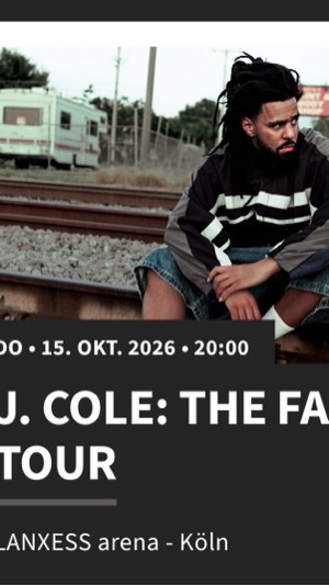 J Cole Konzert in Köln – Musik & Konzerte in Köln