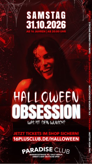 Halloween Obsession 16+ Party Berlin – Party & Nightlife in Berlin