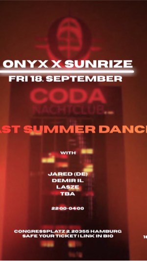 LAST SUMMER DANCE – Party & Nightlife in Hamburg