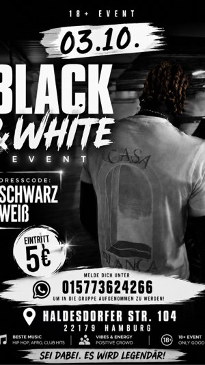 Black n white party – Party & Nightlife in Hamburg