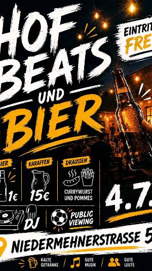 Hof beabsichtigt und Bier – Party & Nightlife in Bielefeld