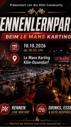 🎉 Kennenlernparty am 10.10. in Köln – Party & Nightlife in Köln